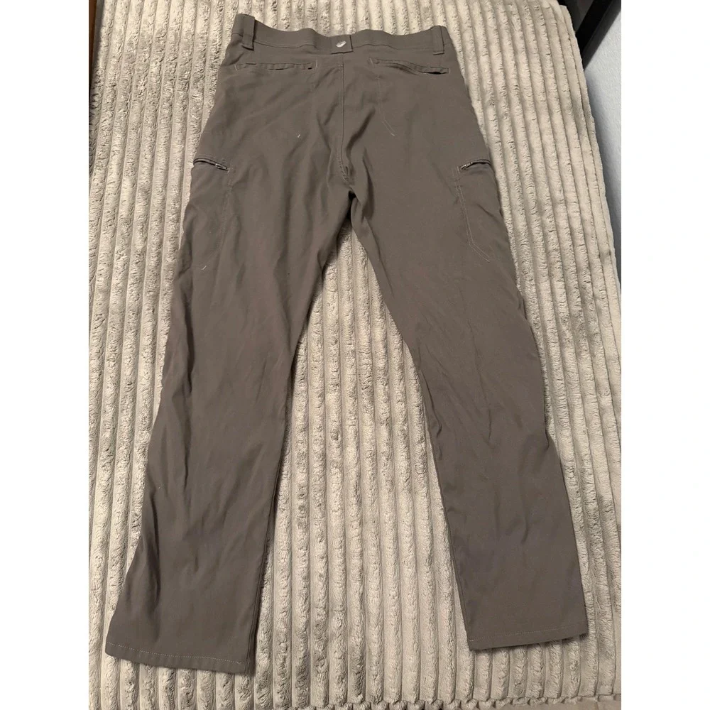 Wrangler Outdoor Series Mens Straight Leg Cargo Pants Taupe Brown 34x30